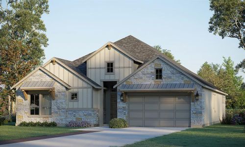 New construction Single-Family house 333 Olinda Way, Liberty Hill, TX 78642 Lincoln 5130- photo 0