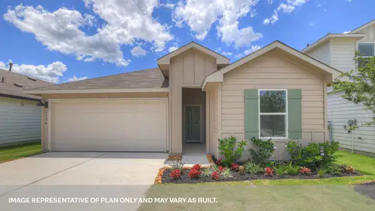 New construction Single-Family house 358 Denali Dr, Kyle, TX 78640 plan The Easton - image