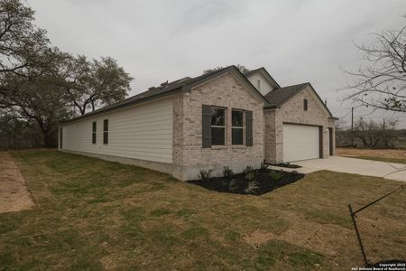 New construction Single-Family house 22224 Jordans Pl, San Antonio, TX 78264 Pizarro- photo 0