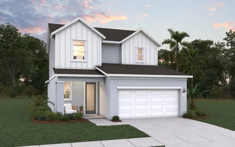 New construction Single-Family house 7495 Sea Manatee St, Parrish, FL 34219 plan Salerno - 19109 - image