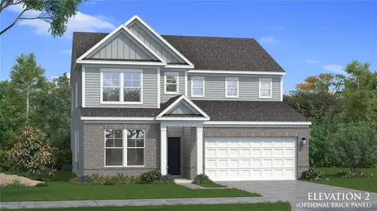 New construction Single-Family house 271 Abbotts Crossing Cir, Conyers, GA 30094 Wynwood- photo 0
