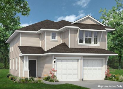 New construction Single-Family house 100 Adze Dr, Liberty Hill, TX 78642 plan Cascade 2265 - image