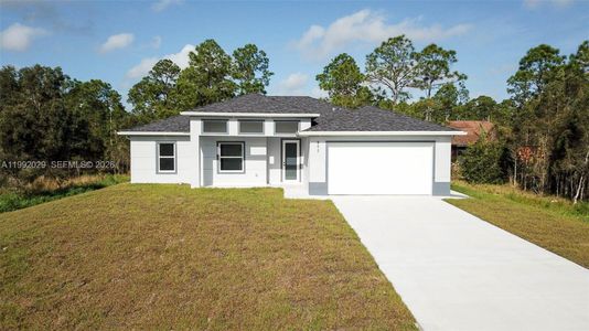 New construction Single-Family house 852 Belden Ave, Lehigh Acres, FL 33974 - image