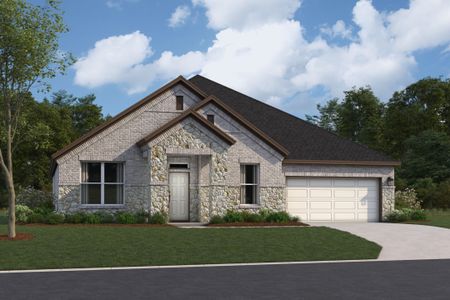 New construction Single-Family house 828 Sanger Ln, Leander, TX 78641 plan Brazos - Classic Series - image