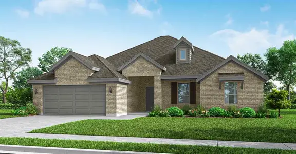 New construction Single-Family house 1176 Oak Spring Dr, Burleson, TX 76028 plan Cromwell II - image