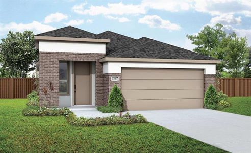 New construction Single-Family house 100 Laura Leigh Lane, Angleton, TX 77515 Journey Series - Horizon- photo 0