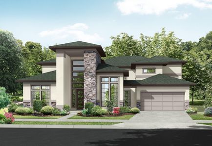 New construction Single-Family house 2927 Woods Rd, Fulshear, TX 77423 plan Cross Creek West 70: Versailles - image