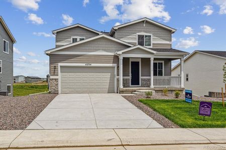 New construction Single-Family house 4285 Gozzer Ranch Dr, Elizabeth, CO 80107 Ontario- photo 0
