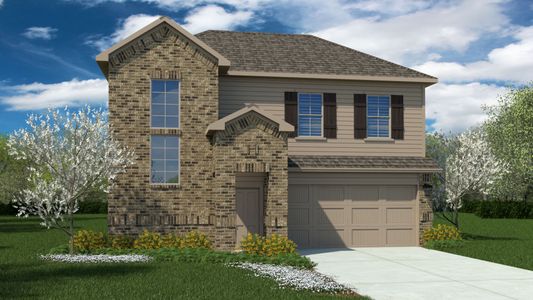 New construction Single-Family house 629 Harvey St, Grandview, TX 76050 plan Macon - image