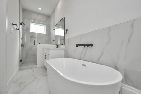New construction Single-Family house 853 Mansfield St, Unit D, Houston, TX 77091 null- photo 43 43