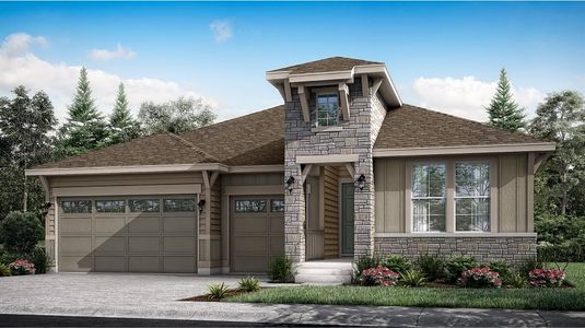 New construction Single-Family house 4073 Buttongrass Trl, Castle Rock, CO 80108 plan Somerton - image