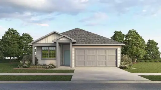 New construction Single-Family house 265 Balmorehea St, Kyle, TX 78640 plan The Abbot - image