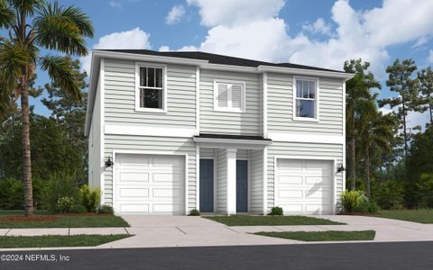 New construction Townhouse house 10904 Havertz Lane, Jacksonville, FL 32218 - photo 0