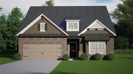 New construction Single-Family house 117 Garland Gable Dr, Cartersville, GA 30120 plan Bluff - image