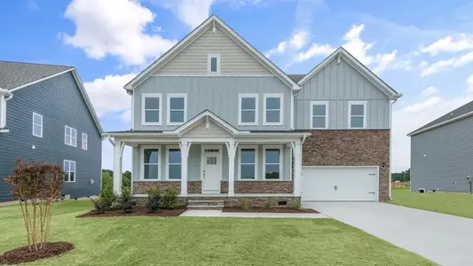 New construction Single-Family house 1132 Dartford Green Pl, Wake Forest, NC 27587 plan Norman - image