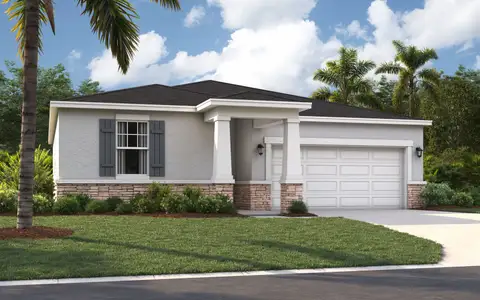 New construction Single-Family house 1658 Blue Lagoon Cir, Mascotte, FL 34753 plan The Quest - image