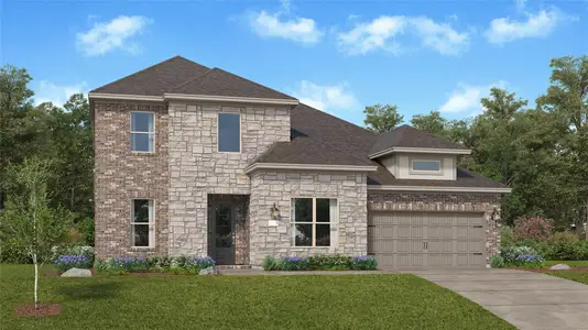 New construction Single-Family house 31011 Peony Place Dr, Fulshear, TX 77441 plan Pikes - image
