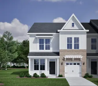 New construction Single-Family house 1221 Bell Heather Rd, Durham, NC 27703 plan Hyacinth - image