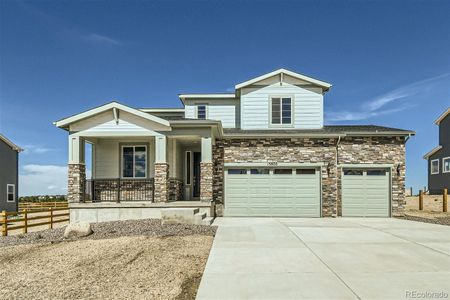 New construction Single-Family house 13913 Bunny Hop Lane, Parker, CO 80134 The Camellia- photo 0