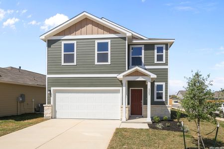 New construction Single-Family house 9903 Chavaneaux Lndg, San Antonio, TX 78221 plan Hawthorne - 1802 - image
