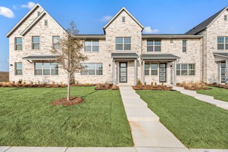 New construction Townhouse house 2636 Red Tailed Hawk Ln, McKinney, TX 75071 plan Aurora Old World - image