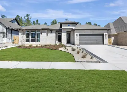 New construction Single-Family house 1728 Howler Wy, Todd Mission, TX 77316 plan The Marigold - image