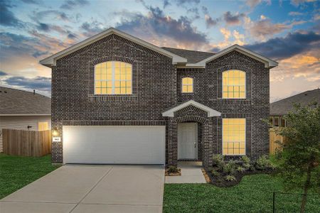 New construction Single-Family house 662 Cherry Tree Dr, La Marque, TX 77568 The Donnington- photo 1 1