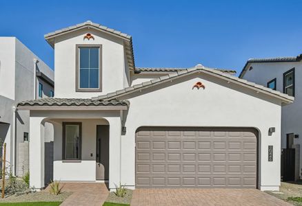 New construction Single-Family house 10446 E Upton Ave, Mesa, AZ 85212 plan 3002 Elevation A - image