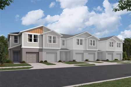 New construction Townhouse house 4227 Hillock Blvd, Haines City, FL 33844 plan Laguna - image