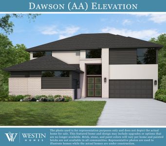 New construction Single-Family house 109 Green Brush Dr, Liberty Hill, TX 78642 plan The Dawson - image