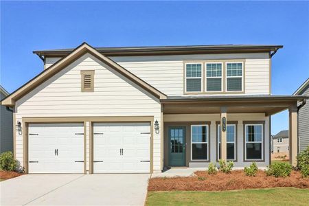 New construction Single-Family house 2153 Boxwood Circle Se, Conyers, GA 30094 Baker Homeplan- photo 0