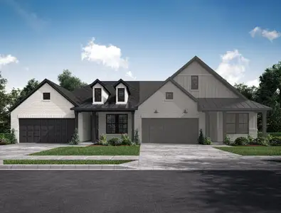 New construction Duplex house 9233 Soda Canyon Ln, Porter, TX 77365 plan Serendipity - image