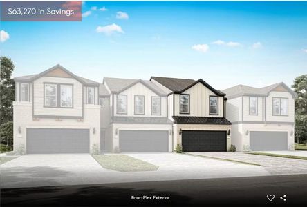 New construction Townhouse house 1955 Settlers Glen Dr, Unit 4703, Round Rock, TX 78665 plan Duncan - image