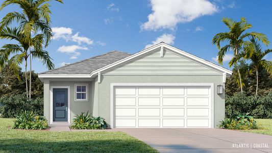 New construction Single-Family house 216 Hugo Dr, Haines City, FL 33844 plan Atlantic - image
