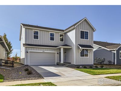 The home is currently under construction! These photos are renderings of another model with the same floorplan and give you a sense of what the home and elevation look like. Pictures of the actual house will be uploaded once it is completed.