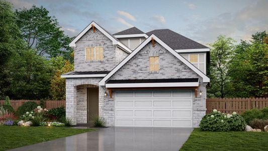 New construction Single-Family house 717 Willowbrook Ave, New Braunfels, TX 78130 plan Wisteria - image