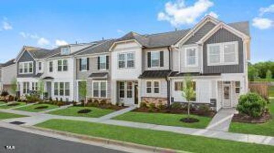 New construction Townhouse house 6304 Lady Eliza Lane Lane, Raleigh, NC 27610 Litchfield- photo 0