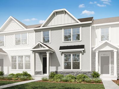 New construction Townhouse house 12319 Bryton Rdg Pkwy, Huntersville, NC 28078 plan Cambridge - image