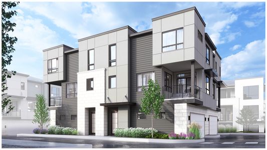 New construction Townhouse house 10746 Spalding Vw, Colorado Springs, CO 80908 plan Clark - image