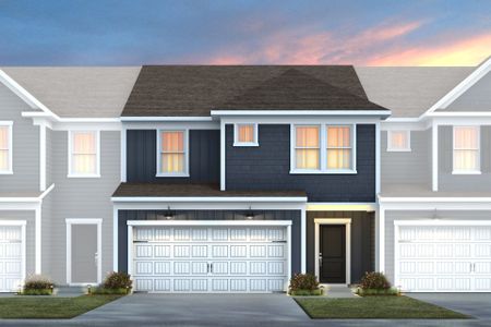 New construction Townhouse house 7621 S Nc 55 Hwy, Fuquay Varina, NC 27526 plan Brookstream - image