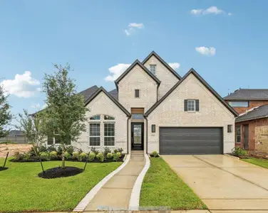 New construction Single-Family house 27314 Verbena Chase Ln, Hockley, TX 77447 plan 5019 Elevation D - image