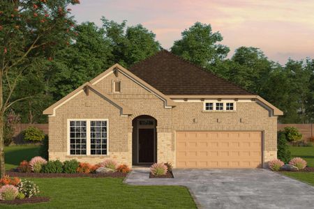 New construction Single-Family house 19914 Costa Bella Pointe Drive, Cypress, TX 77433 The Oakbrook- photo 0