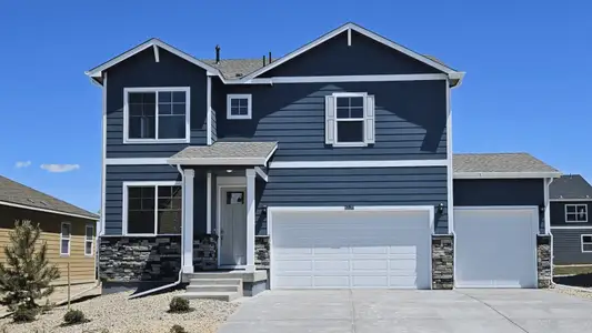 New construction Single-Family house 43128 Ganton Club St, Elizabeth, CO 80107 plan Holcombe - image