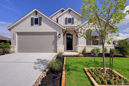 New construction Single-Family house 12209 Moon Pool, Schertz, TX 78154 VanGogh Plan- photo 0