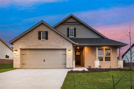 New construction Single-Family house 1404 Cedar Trl, Azle, TX 76020 Cascade II- photo 1 1