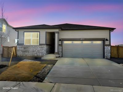 New construction Single-Family house 8945 Rifle St, Commerce City, CO 80022 Primrose- photo 0