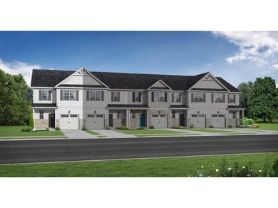 New construction Townhouse house 3862 Well Fleet Dr, Willow Spring, NC 27592 plan The Warren Exterior - image