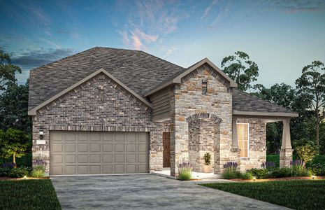 The Keller, a two-story home with 2-car garage, shown with Home Exterior 37