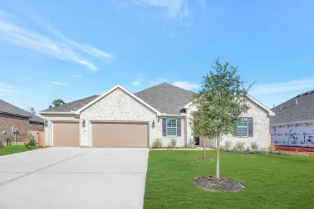 New construction Single-Family house 12123 Old Fashion Cir, Mont Belvieu, TX 77535 plan Aegean - image