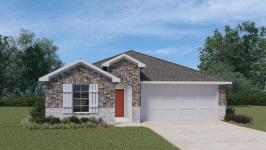 New construction Single-Family house 225 Coyote Lake St, Buda, TX 78610 The Easton- photo 0